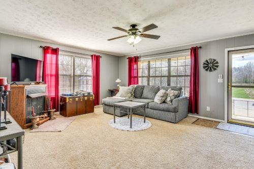 Mohawk House | Furnished Deck & Fire Pit: Greeneville Home!