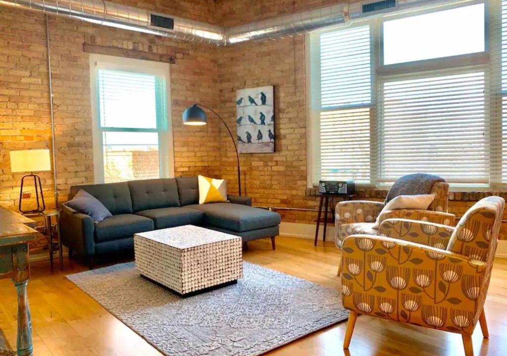 Benton Harbor Apartment | Historic Arts District Gastro Loft