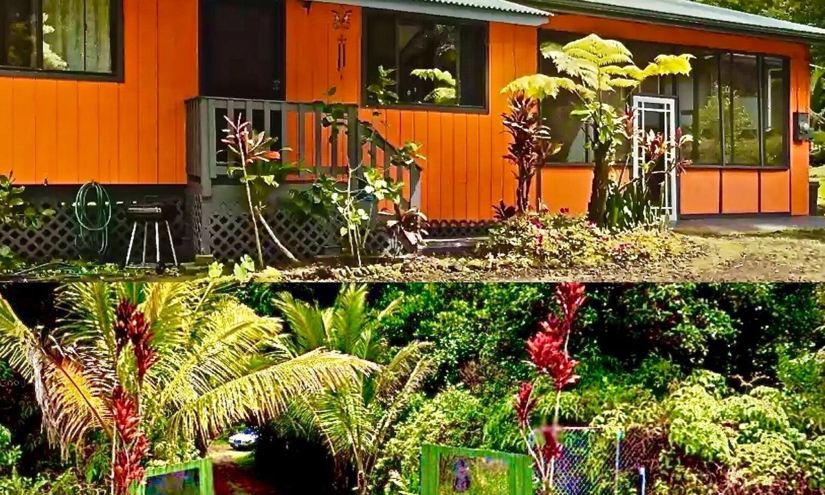 Leilani Estates House | Jungle Home AC NearHot Ponds Fissure 8 Hot tub