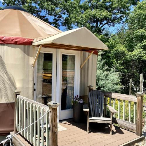 Mill Spring House | Mill Spring Glamping Yurt near Asheville, North Carolina