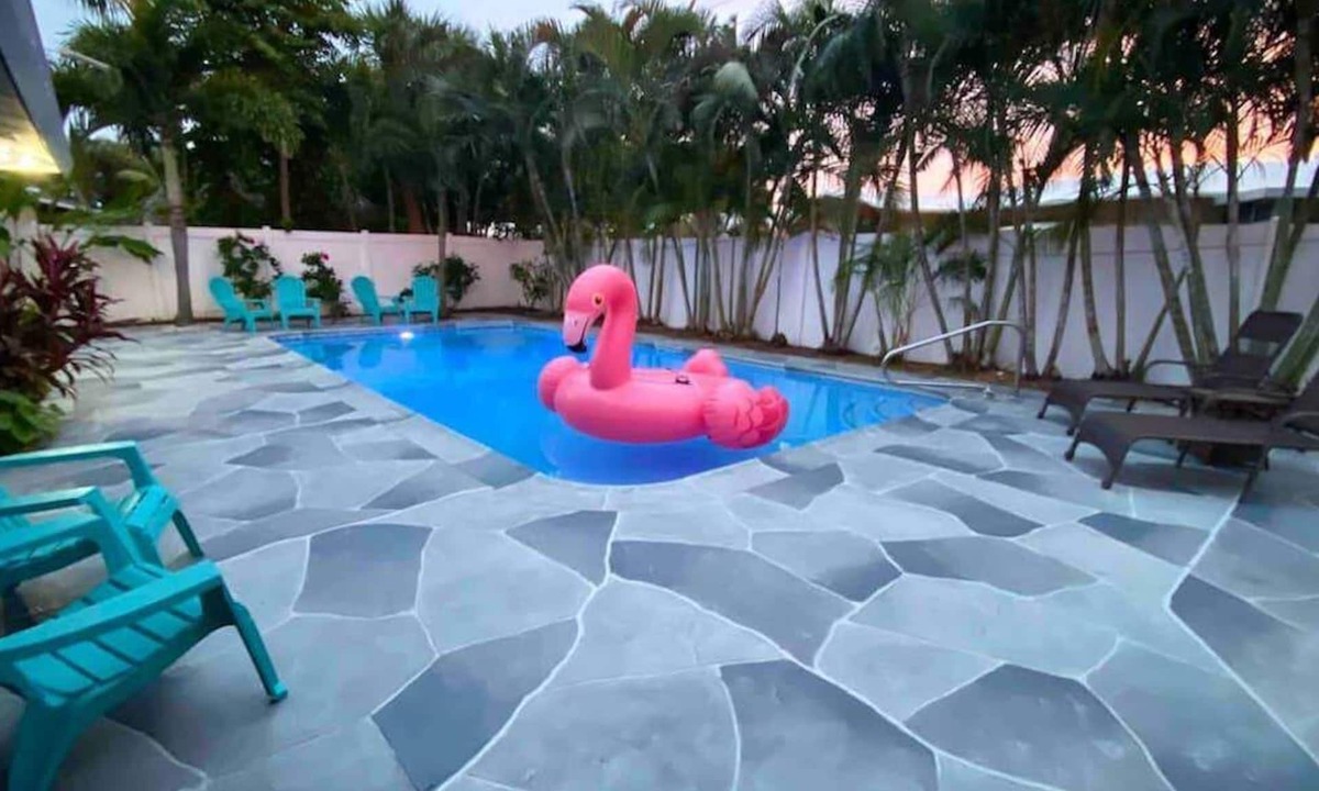 Pompano Beach House | Private Oasis Pompano - Private Heated Pool - Less than a Mile to the Beach