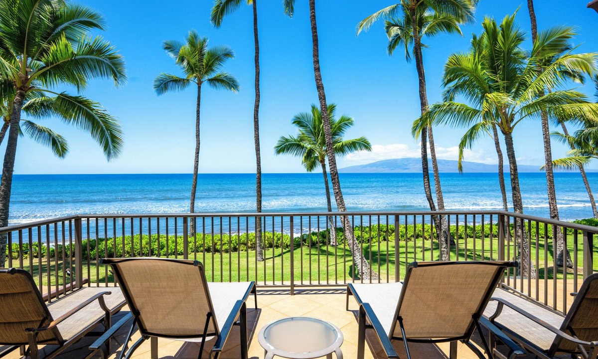 Downtown Lahaina Villa | Puamana Retreat by Gather: Oceanfront 3BR w/Lanai & Resort Amenities in Lahain