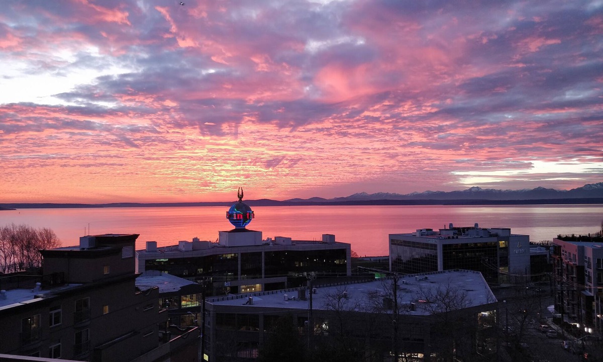 Lower Queen Anne Condo | Top Floor Water View Oasis near Space Needle & Cruise
