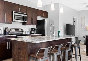 Luxury Downtown 2 bed 2 bath corner unit- #304