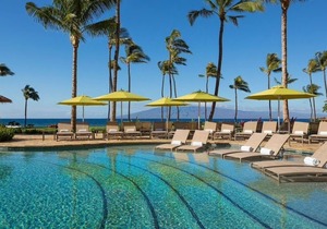 Ocean front, high floor 2 BR unit at Hyatt Residence Club Ka'anapali Beach