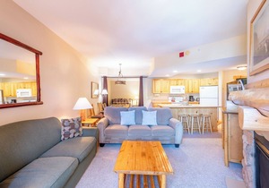 Spacious condo that sleeps 4, steps from the lifts, free wifi & parking