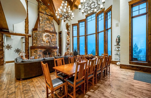 Deer Valley House | 8 Bedroom Deer Valley Masterpiece with endless views. Theater, hot tub, game room, ski-in/out