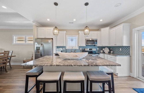 North Topsail Beach House | Beach Badger #147 - Rate Reduction! Ocean View Private Hot Tub, Dog Friendly!