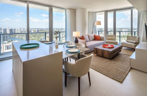 Hollywood South Central Beach Apartment | Brand New Premium Two Bedroom Condo, Beach Side
