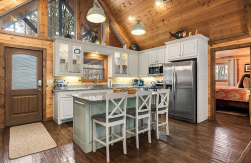 Broken Bow Cabin | Creekside Tango - Seasonal Creek! Pool Table! Pet Friendly! Free Firewood!