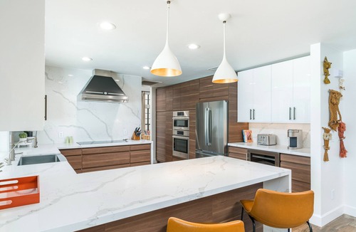 Continental Foothills House | Designer dream home with opulent backyard, private pool, hot tub, game room & AC