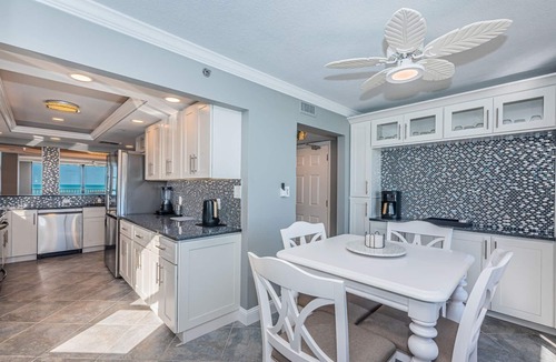 Sand Key Condo | Direct Gulf Front Southern Exposure corner unit with TWO BALCONIES! UNOBSTRUCTED Breathtaking Million Dollar Views & Magnificent Sunsets! Located in Lighthouse Towers, Clearwater Beach ~