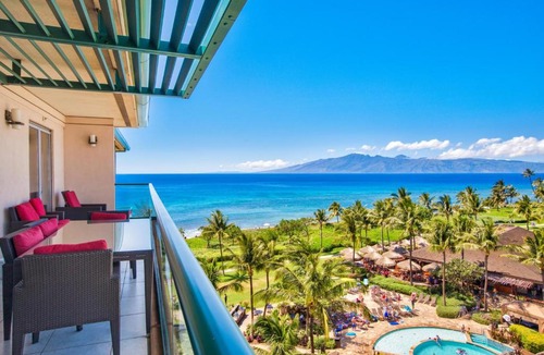 Honokowai Apartment | Honua Kai Villas Ocean View 7 BR Sleeps 20 Great for Families Complimentary Car with 6 Nights HKH ML-1319 by KBM