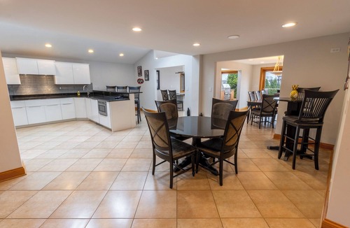 La Porte House | Lakefront Tech-savvy Home with Pool & Hot Tub