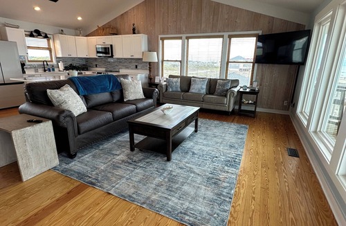 North Topsail Beach House | Ocean Front Home, 2 covered decks, hot tub, elevator, game-room.