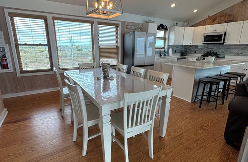 North Topsail Beach House | Ocean Front Home, 2 covered decks, hot tub, elevator, game-room.