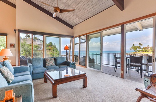 Napili House | Panoramic Oceanfront Townhome in Napili
