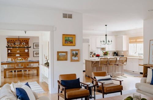 Lakeside House | Pool + Hot Tub | Fire Pit | Walk to Beach