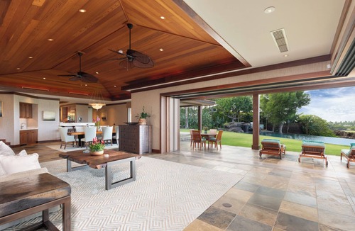Kaupulehu House | Premier 5BR Hualalai Estate—Infinity Pool, 2 Golf Carts, Ocean Vistas