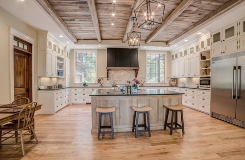 Mill Spring House | Private Gorgeous Modern Mountain Home with Mt Views & Pond on 190 Acres