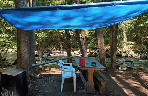 Crown Point RV Rental | Private Waterfall Oasis: Secluded Creekside Camping at Putnam Creek