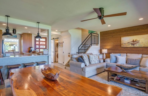 Downtown Lahaina Villa | Puamana Retreat by Gather: Oceanfront 3BR w/Lanai & Resort Amenities in Lahain