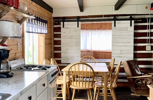 Kathio Township Resort | Rustic log cabin built in the 1900's! On Private Lake with Great Fishing.
