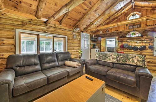 Madison House | Rustic Madison Getaway with Fire Pit and Patio!