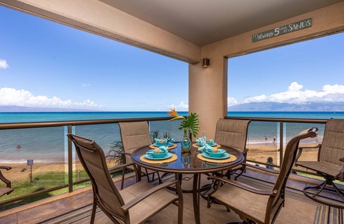 Kahana Condo | Spacious OCEAN FRONT 2Bd/2Ba Condo with AC - Sands Of Kahana 315