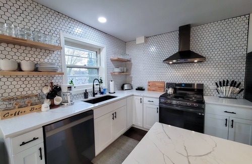 Fox Valley House | Spacious open concept home w/game room + firepit