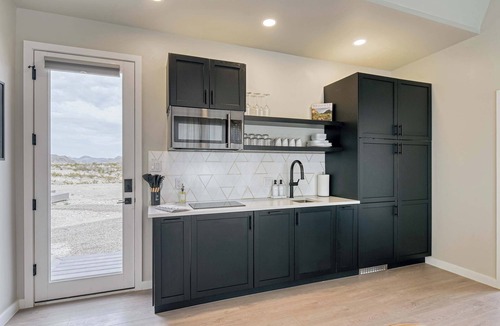 Study Butte-Terlingua Cabin | Stardust Big Bend Luxury A-Frame#8 with a fab view