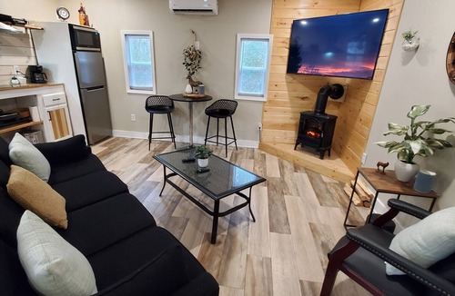 Comfort Apartment | Tiny house studio in woods, accommodates 4 people total!