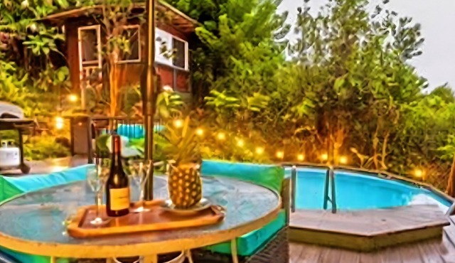4BR/2BA Kona Rainforest Oasis at Beach in Coffee Country