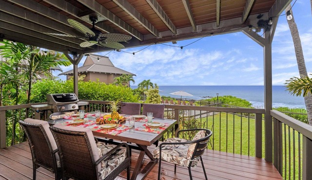 🏖️Air-Conditioned Ocean Front Hawaii Townhome! | Sleeps 6