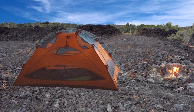 Big Island, Oceanview Dry Camping for Tent, Mobile or RV Dry, bring your own gear