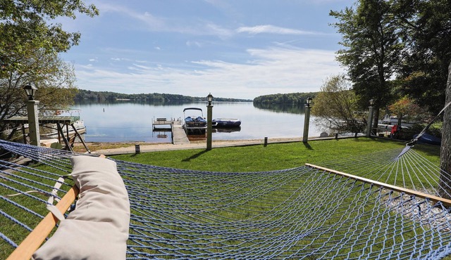 Cape Cod Lakefront Estate with Beach, Hot Tub and Sauna