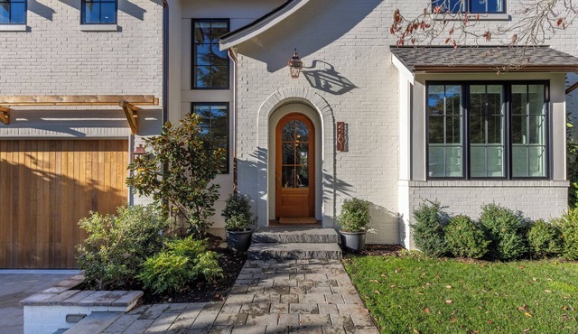 Custom home with Pickleball court