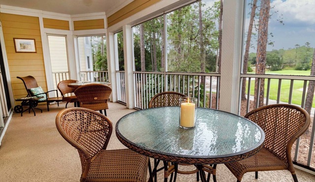 Direct Golf course View - screened lanai-sleeps 8 - pool-hot tub-near beaches in St. Augustine