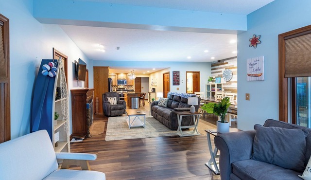 Dockside Daze | Lakefront + Hot Tub | Sleeps 12, Stellar Sunsets