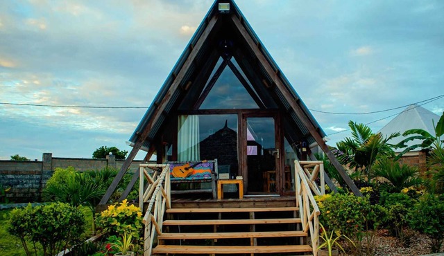 Eco-Friendly A-Frame Cabin 10min/Nungwi Beach