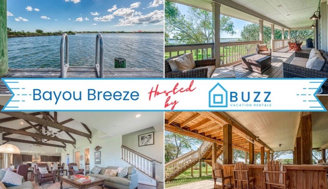 Exclusive Waterfront Home, Private Boat Slip, Scenic Bayou Views