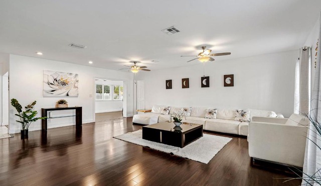 Gorgeous open concept 4 BR with heated pool and lounge area