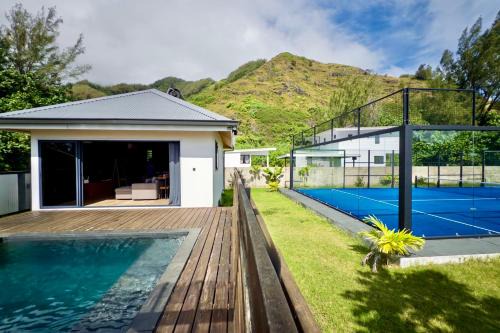 Haumaru Bungalows - 2 private pools and private PADEL court - 6 pers