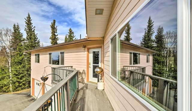 Hillside Anchorage Home by Hiking & Biking Trails!