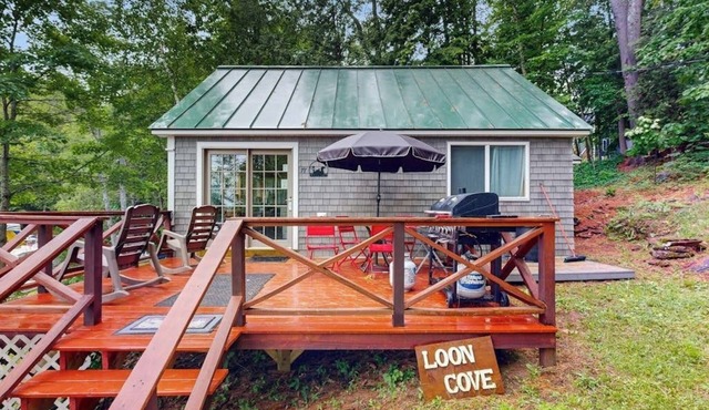 Lakefront home on McGrath Pond - once featured on Maine Cabin Masters