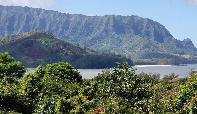 Luxury 5BR Hanalei Bay, Lumahai, Bali Hai Pool View Estate