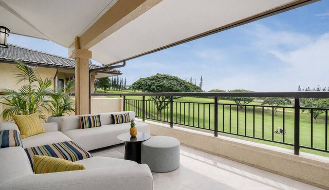 Luxury Ocean View Kapalua Golf Villa, Walk to Kapalua Bay, 3BR/2BA