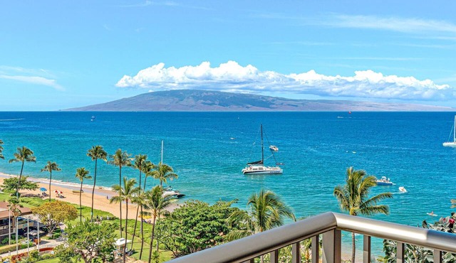 Maui Resort Rentals: The Whaler 1061 - Upgraded 10th Floor Studio w/Stunning Pacific Ocean and Mountain Views!