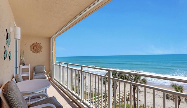 Oceanfront 2BR 2BA Condo Indian Harbour Beach Coastal Charm, #403