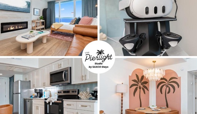 Penthouse Oceanfront Studio VR + Mural + Minibar